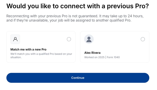 how_can_i_use_the_same_tax_pro_i_ve_used_before